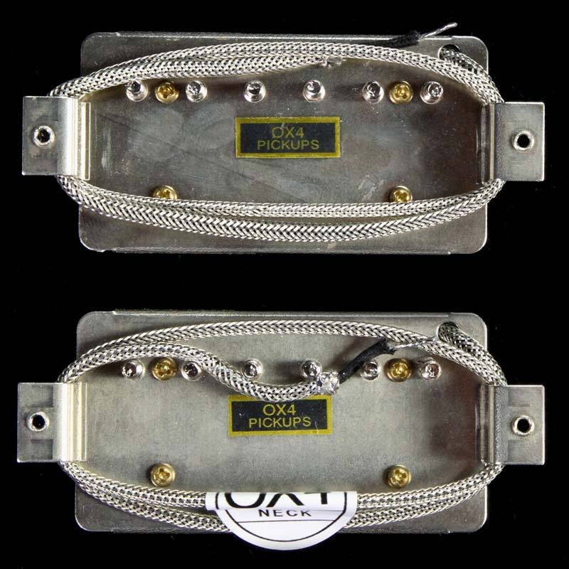 OX4 The Hot Duane Humbucker Pickup Set Black Bobbins