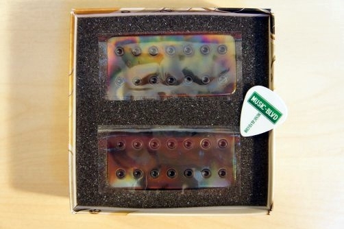 Bare Knuckle Aftermath 7 String Humbucker Set (Burnt Chrome)