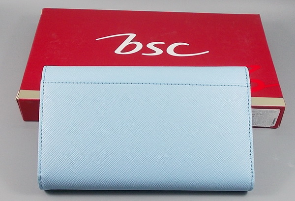 กระเป๋าสตางค์ bsc ฟ้า ใหม่ แท้