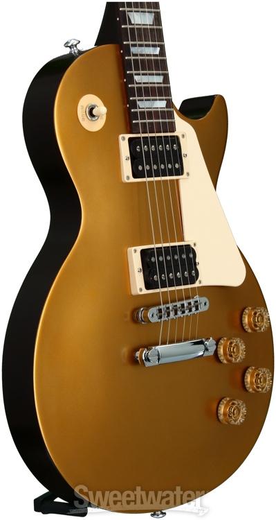 Gibson Les Paul 50s Tribute 2016, High Performance - Satin Gold Top, Chrome Hardware
