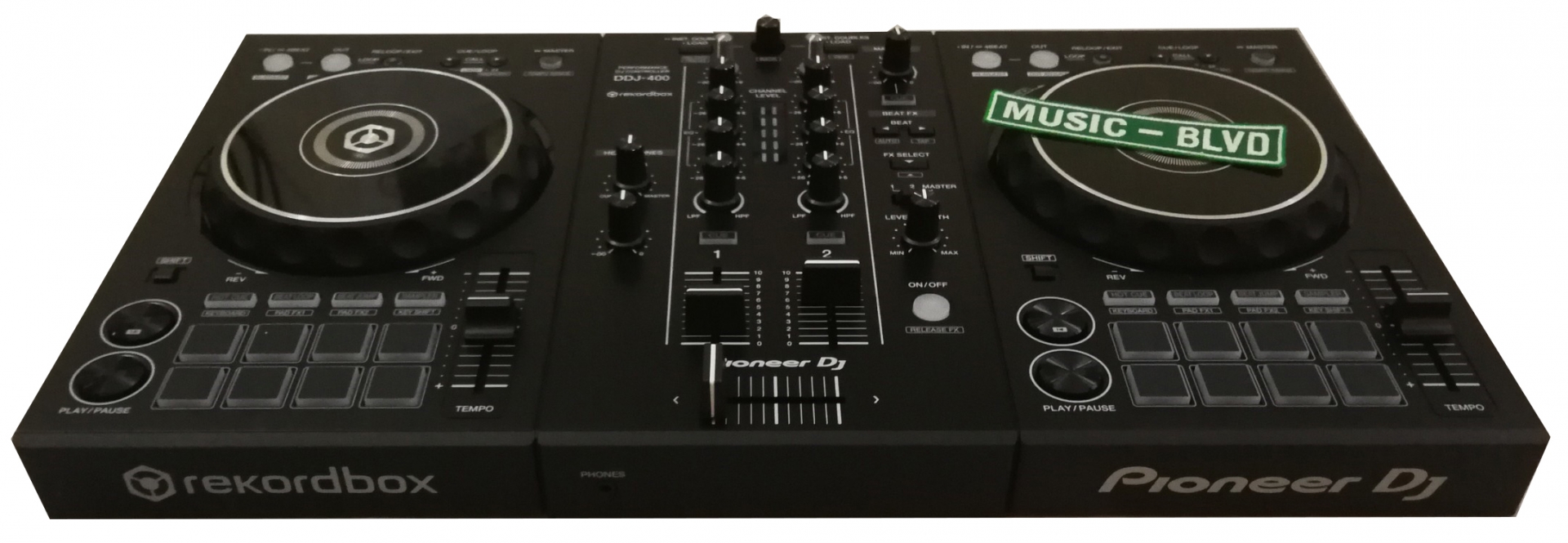 Pioneer DJ DDJ-400 2-deck Rekordbox DJ Controller