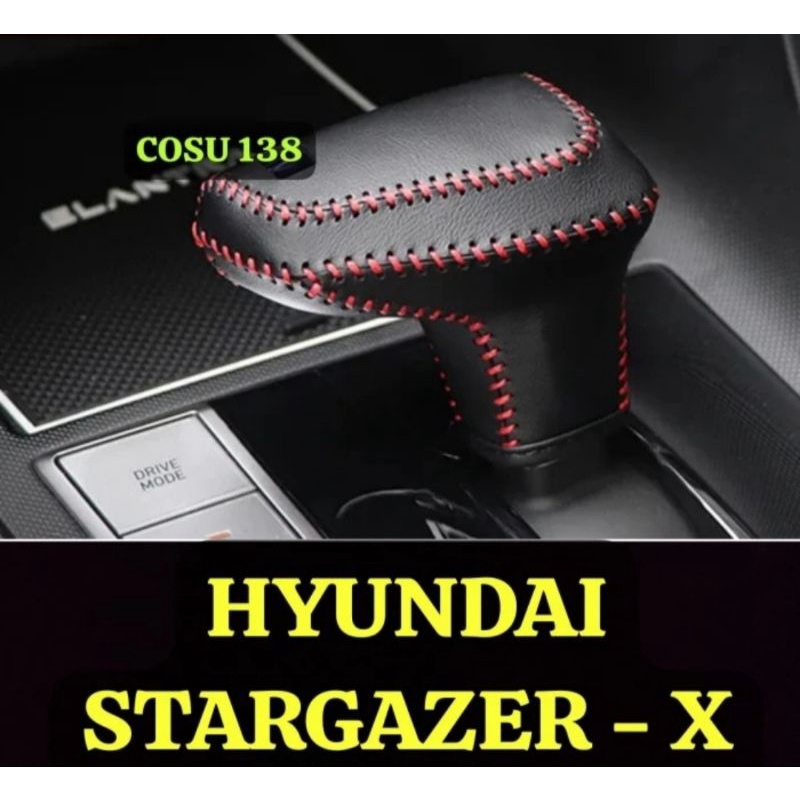 ฝาครอบคันเกียร์อัตโนมัติหนังแท้ Hyundai Stargazer