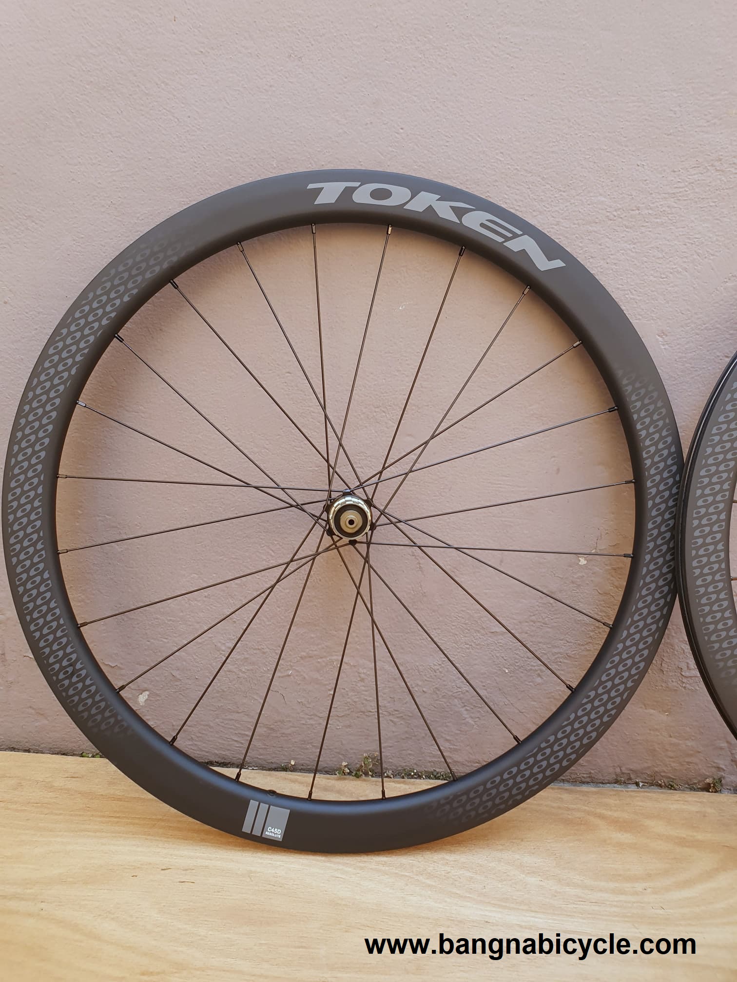 ล้อเสือหมอบคาร์บอนดิสเบรค Carbon Disc TOKEN D45C