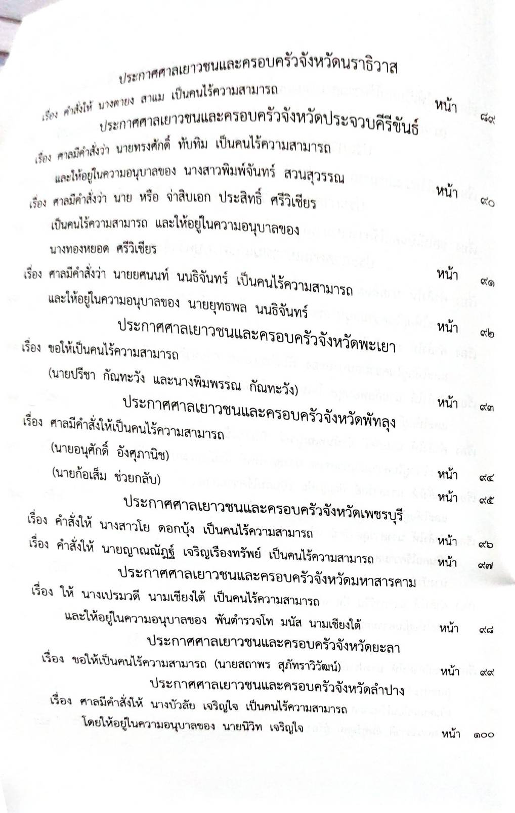 กฎหมายออกใหม่ 66/63 ประกาศอุตสาหกรรมฯ บัตรสิ้นอายุ ประกาศสภาฯ ตั้งกรรมาธิการฯ ประกาศศาลเยาวชนและครอบครัวกลาง... สมาคม - มูลนิธิ