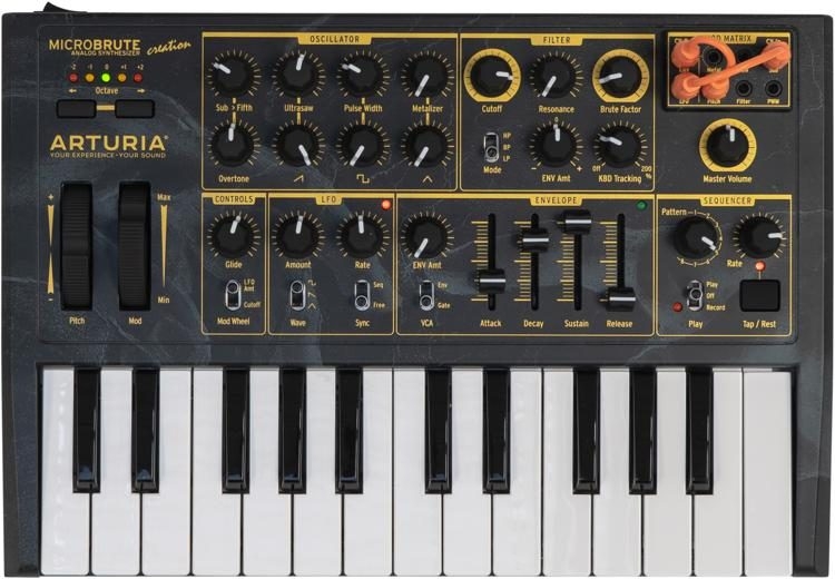 Arturia MicroBrute Analog Synthesizer - Creation Edition