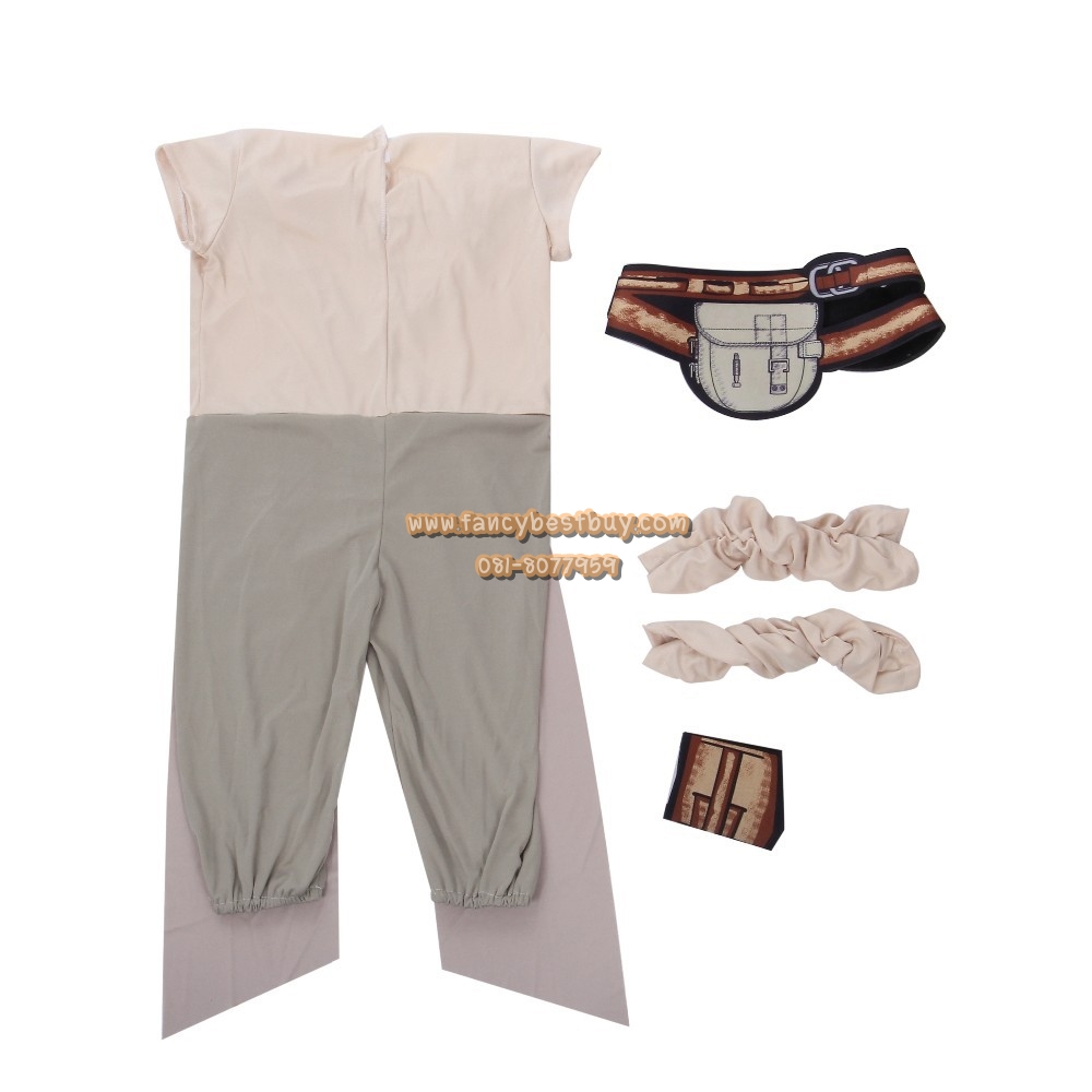 ชุดผู้หญิง Star Wars ชุดเรย์ Jedi Rey มีขนาด S 11-120, M 120-130, L 130-140