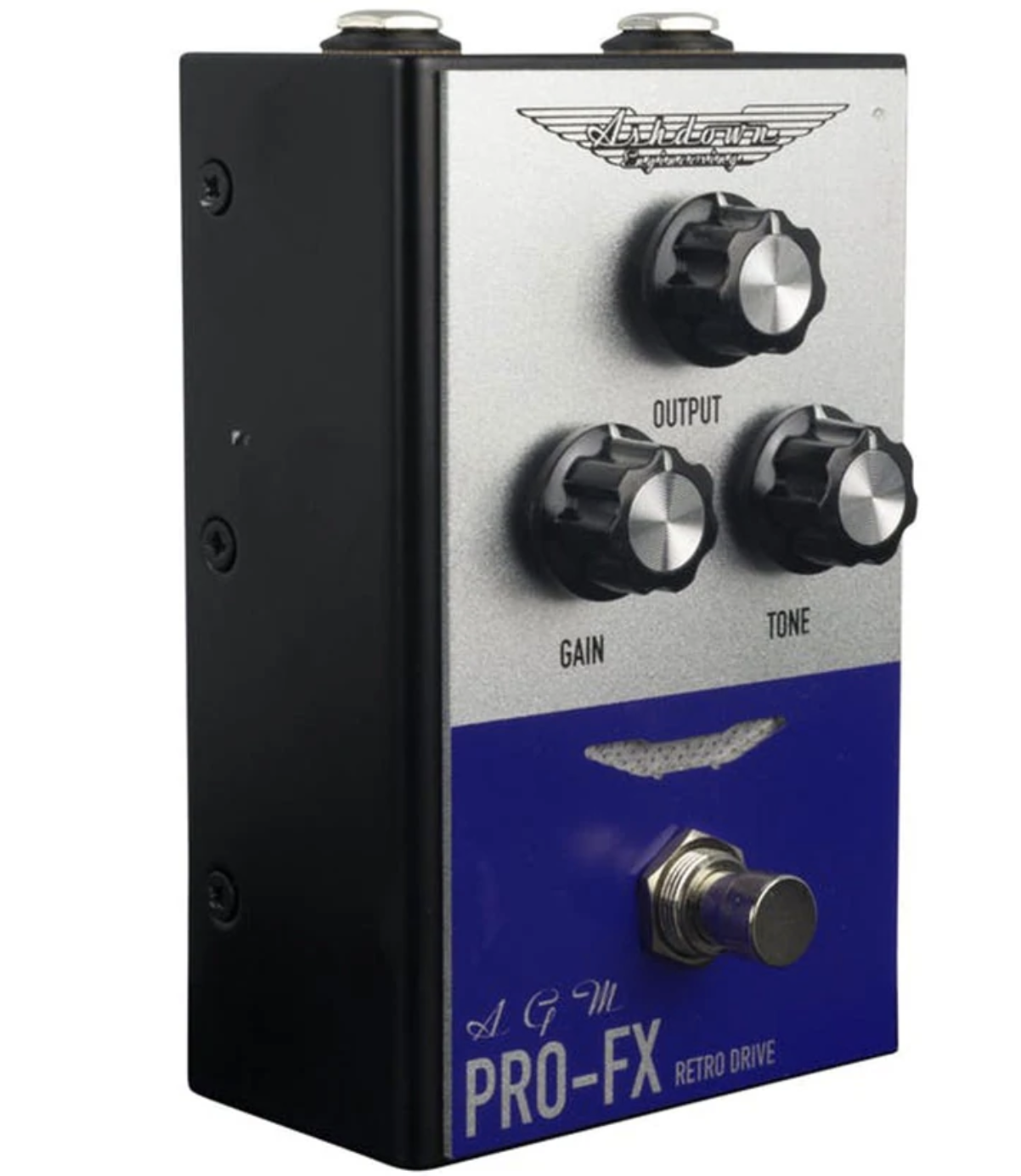 Ashdown Engineering Compact Retro Drive Guitar Overdrive Pedal 9-Volt Power