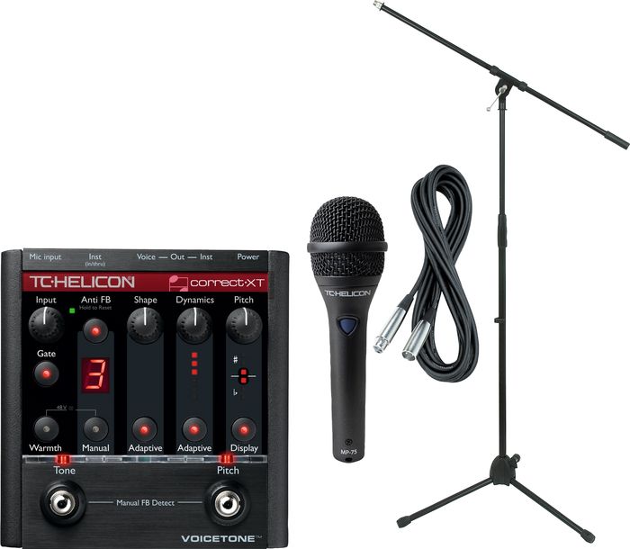 TC Helicon VoiceTone Correct XT with MP-75 Mic