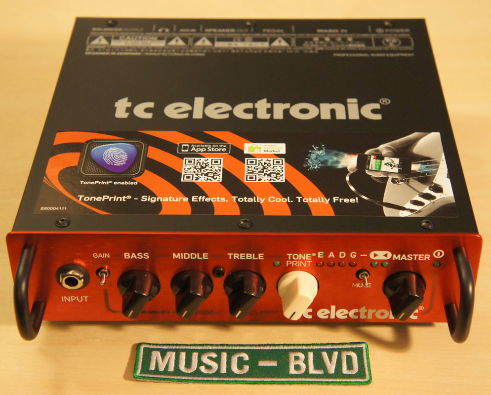 TC Electronic BH250 250W Bass Amp Head Black