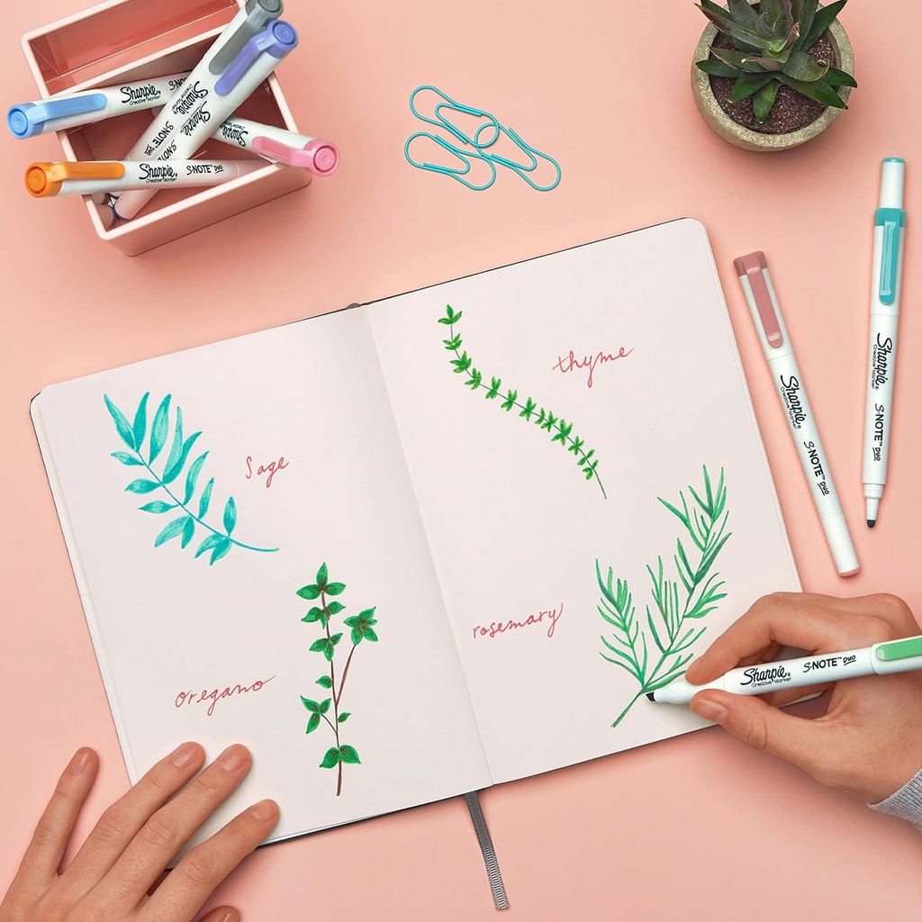 Sharpie(ชาร์ปี้) ปากกาไฮไลท์ ปากกาเน้นข้อความ Sharpie S-Note ( มี 2 แบบให้เลือก) ราคา / 1 แพ็ค