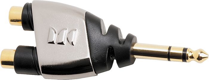 Monster Cable 1/4" Male Stereo to (2) Female RCA Y-Adapter