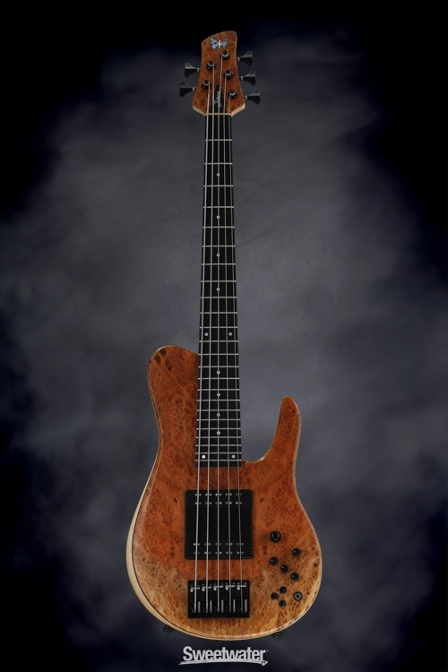 Fodera Imperial 5 Matthew Garrison - Redwood Burl