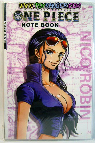 สมุดโน๊ตวันพีซ นิโค โรบิ้น New World