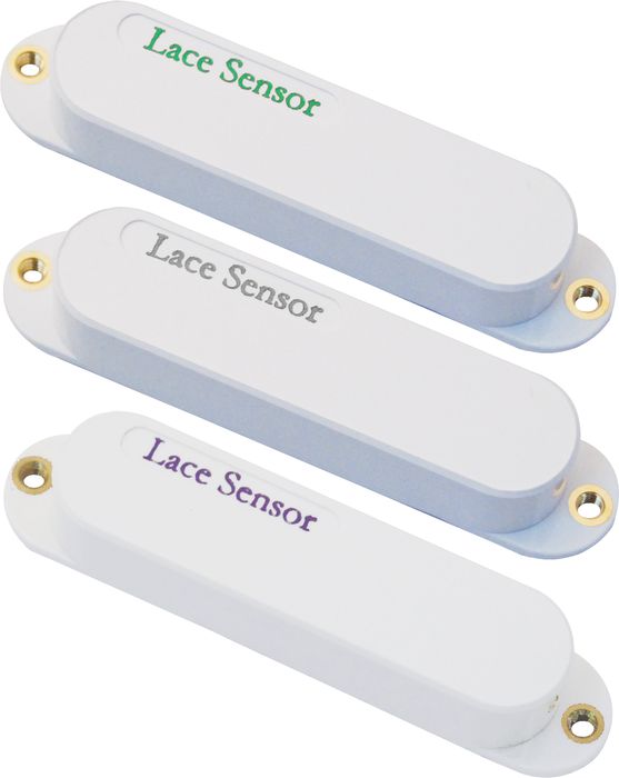 Lace Sensor Emerald-RW Silver-Purple Guitar Pickup Set