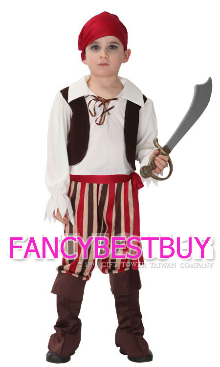 ชุดแฟนซีเด็กโจรสลัด Pirate Boy มี ขนาด M, L, XL