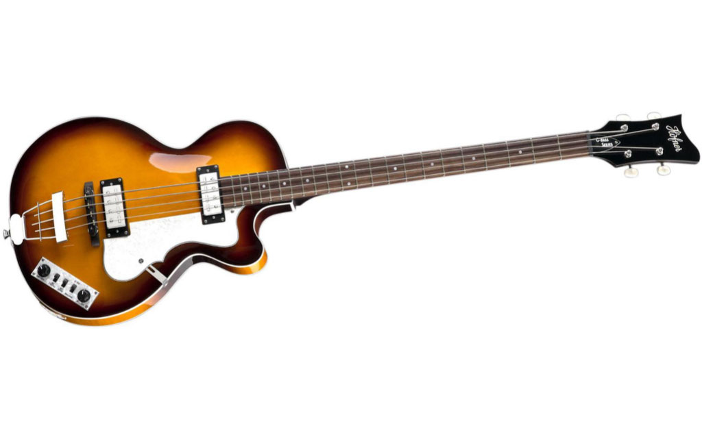 Hofner Ignition Club Bass with Case Sunburst