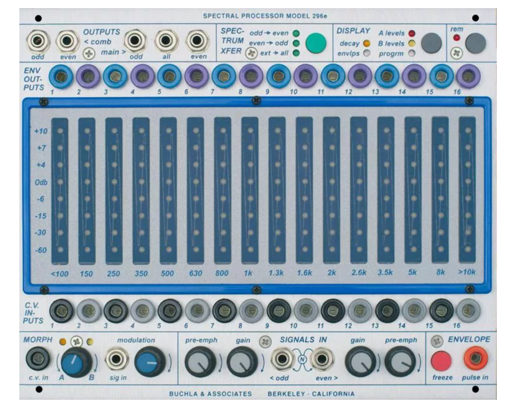 Buchla 296e Spectral Processor Module