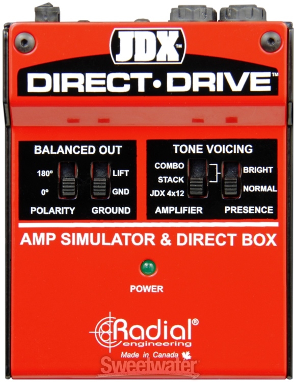 Radial JDX Direct-Drive - Active Guitar Amp Direct Box