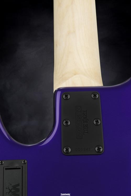 Ernie Ball Music Man Stingray 5 HH - Firemist Purple w/Matching Headstock, Rosewood Fingerboard