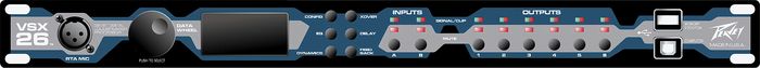 Peavey VSX 26 3 In - 6 Out Loudspeaker Management System
