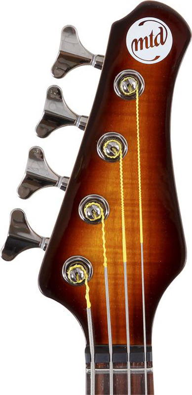 MTD Kingston Heir 4 String Bass Guitar - Tobacco Sunburst, Maple Fretboard