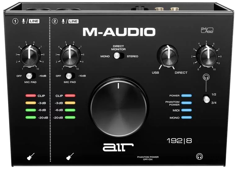 M-Audio AIR 192X8 2X4 AUDIO/MIDI Interface