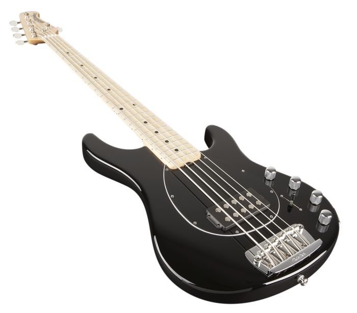 Music Man Sterling 5 Electric Bass BlackMaple Fingerboard