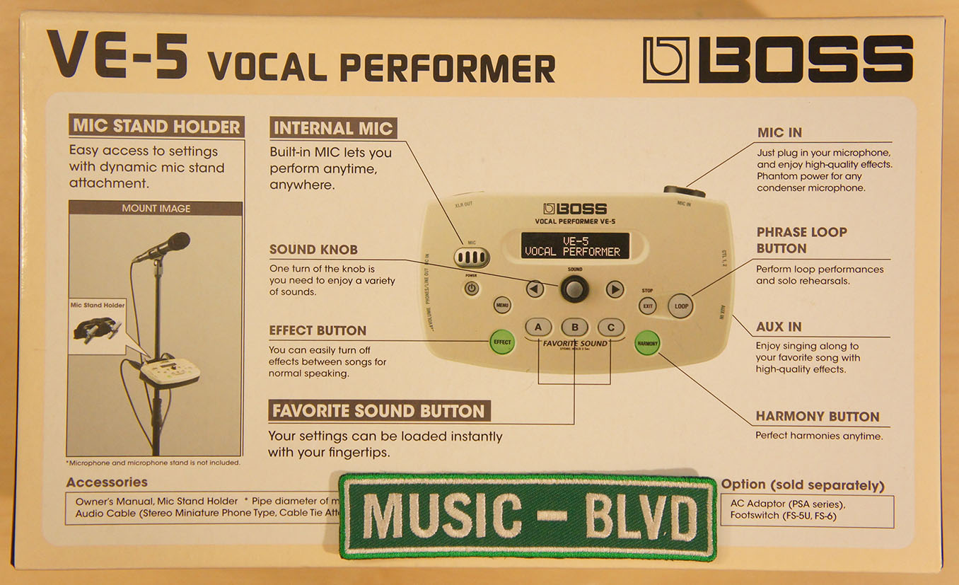 Boss VE-5 Vocal Effects Processor