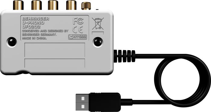 Behringer U-Phono UFO202 USB Audio Interface with Phono Preamp