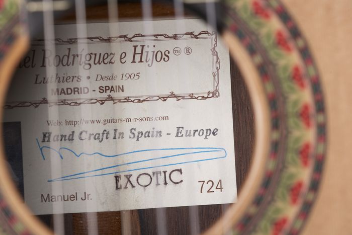 Manuel Rodriguez Manuel Jr. Rio Classical Guitar Cedar
