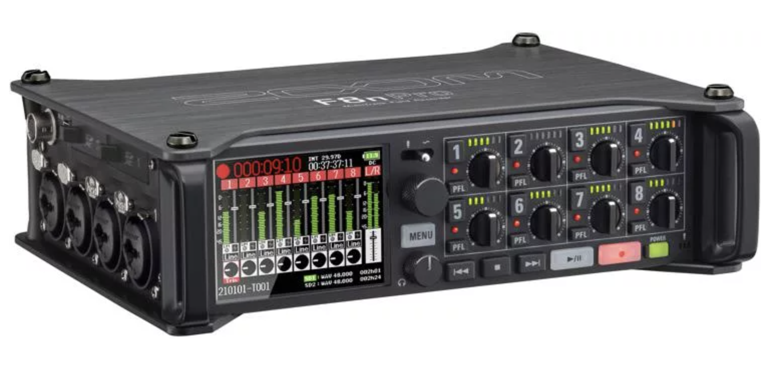 Zoom F8n Pro Multitrack Field Recorder