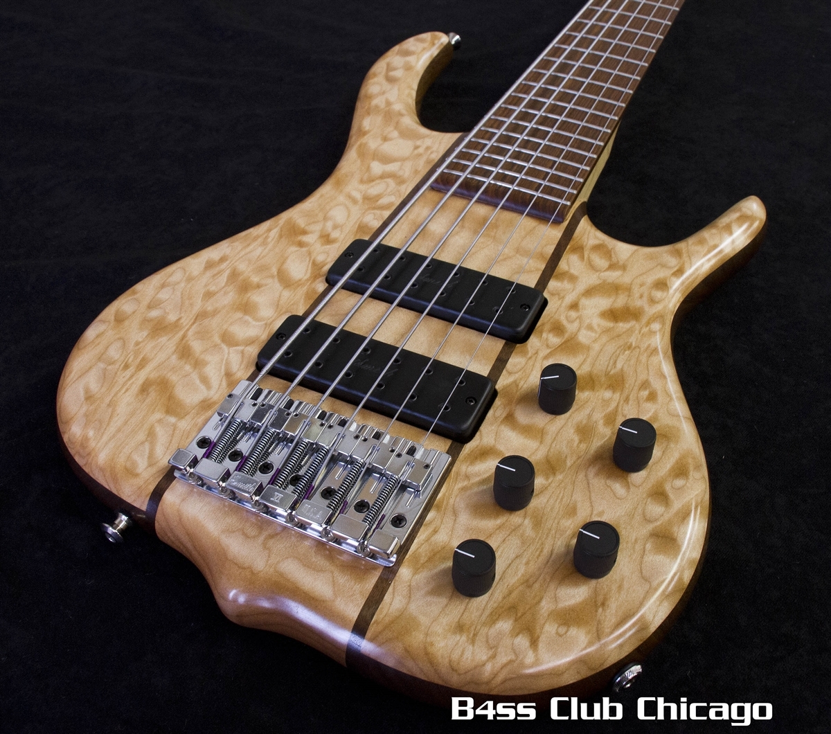 Ken Smith BSR6MW Quilted Maple Top Electric Bass