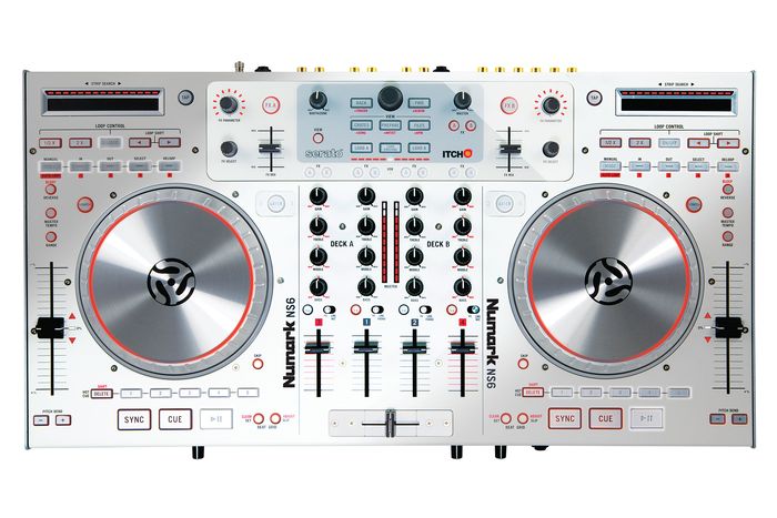 Numark NS6 Digital DJ Controller (White) White
