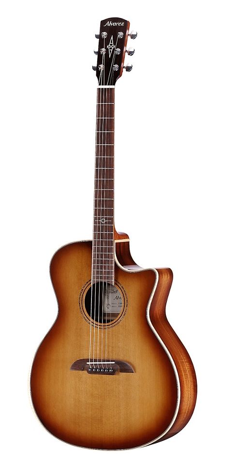Alvarez AGA95CEAR Artist Elite Grand Auditorium Acoustic-Electric Guitar Natural Shadow Burst