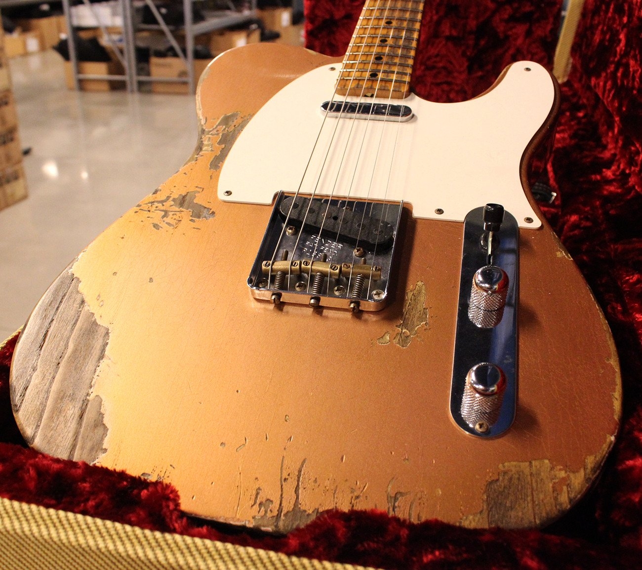Fender Custom Shop 1953 Heavy Relic Telecaster - Aged Copper Metallic