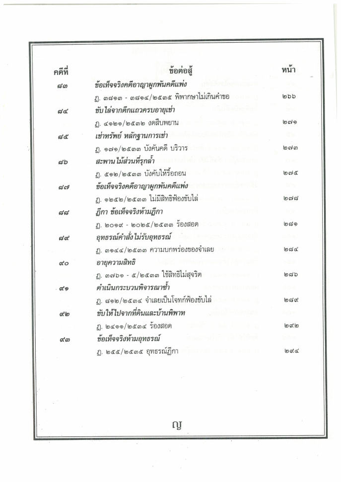 (e book) 108 คดีฟ้องขับไล่