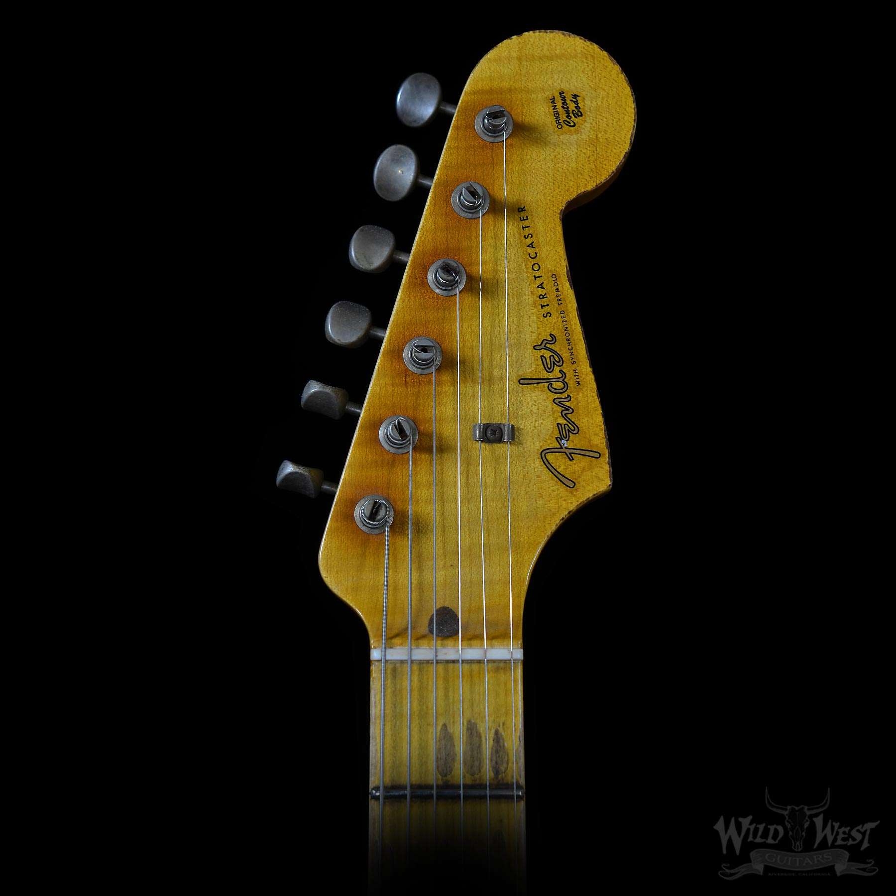 Fender Custom Shop Masterbuilt 1956 Heavy Relic Inca Silver Silver Black Stratocaster by John Cruz