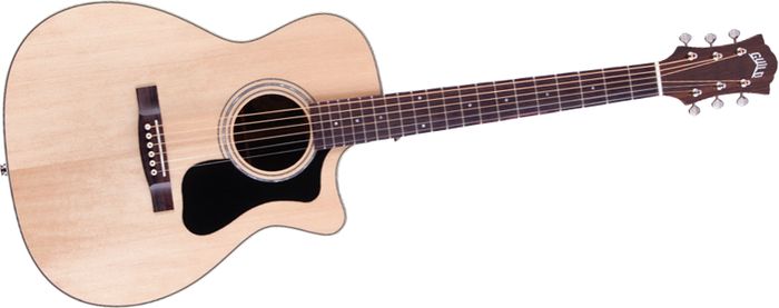 Guild GAD Series F-130RCE Orchestra Acoustic-Electric Guitar Natural