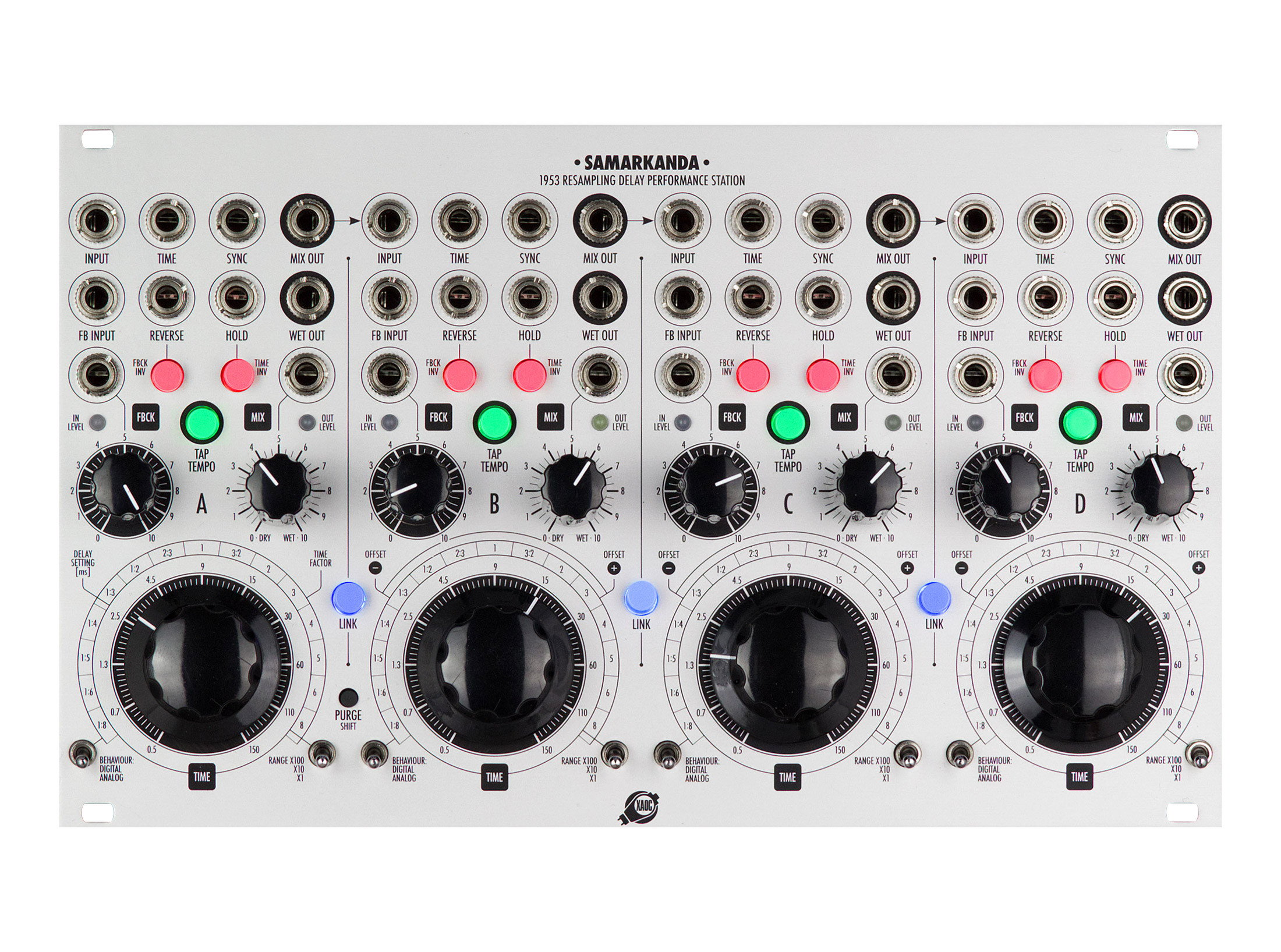 XAOC Devices Samarkanda Resampling Delay Performance Station