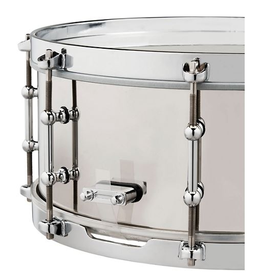 LP Stainless Steel Salsa Snare Drum 13 x 5.5 in. Stainless Steel / 12 x 4.5 in. Stainless Steel