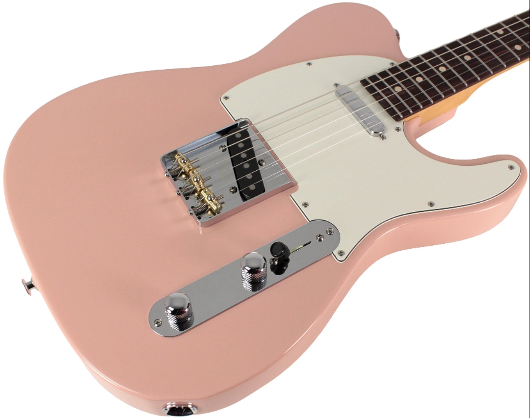 Suhr Classic T Select Guitar, Alder, Rosewood, Shell Pink