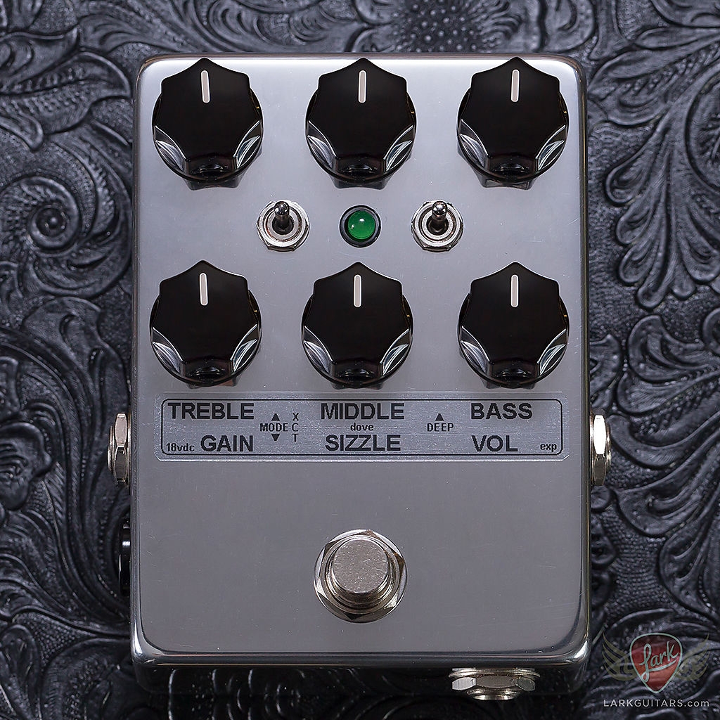 Toneczar Dove Overdrive/Distortion Pedal - Polished
