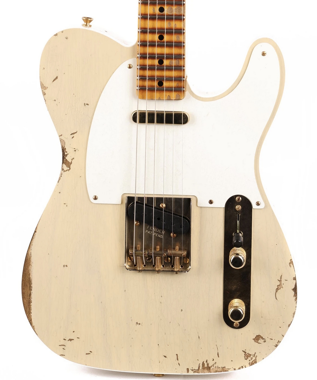Fender Custom Shop 50s Custom Telecaster Heavy Relic Vintage Blonde
