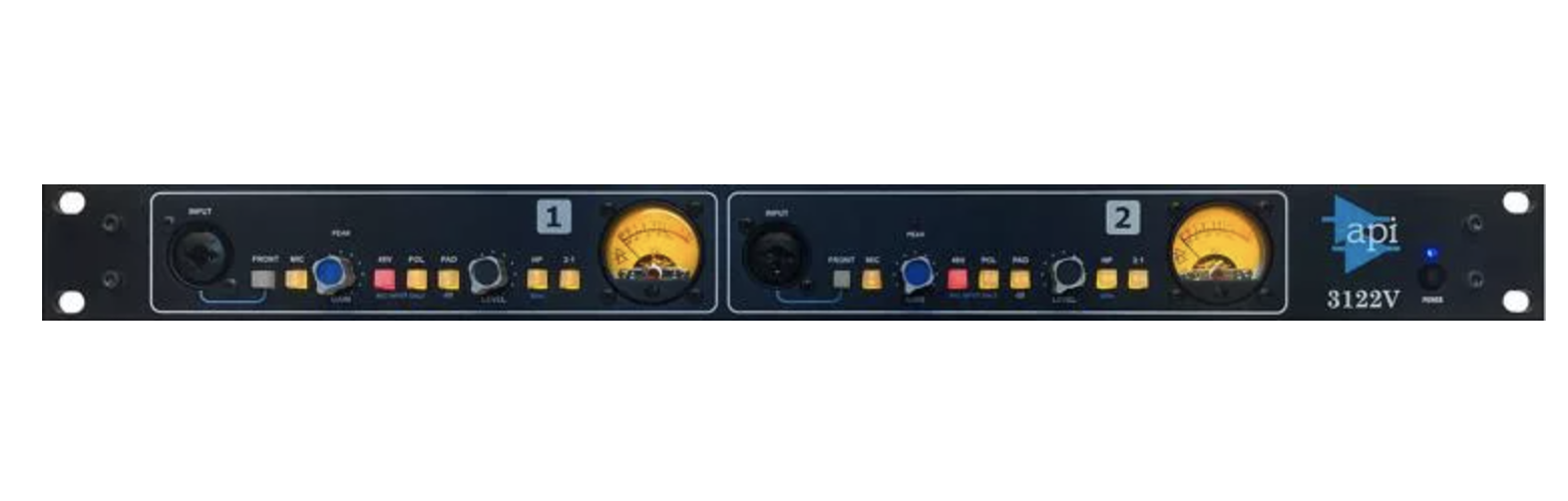 API 3122V 2-Channel Mic Preamp