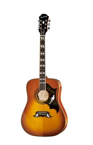 Epiphone Dove Pro Acoustic-Electric - Violin Burst