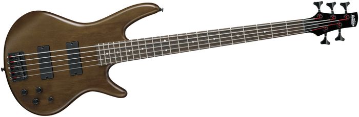 Ibanez GSR205 5-String Electric Bass Walnut Flat finish Rosewood fretboard