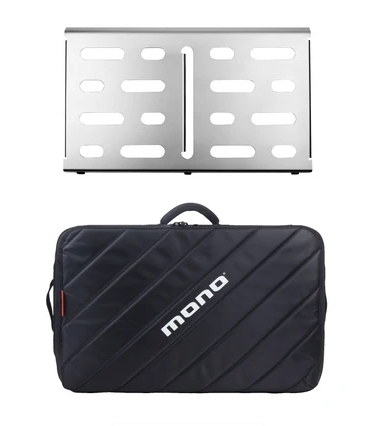 Mono Tour2.0 Soft Case + Pedalboard M, (BLK,silver)