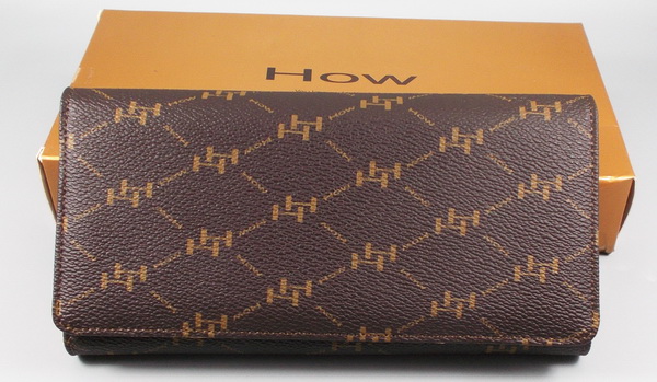 กระเป๋าสตางค์ HOW น้ำตาล ใหม่ แท้