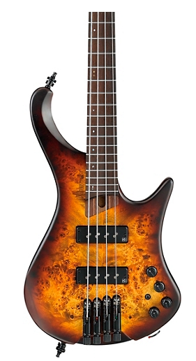Ibanez EHB1500 4-String Ergonomic Headless Bass Flat Dragon Eye Burst