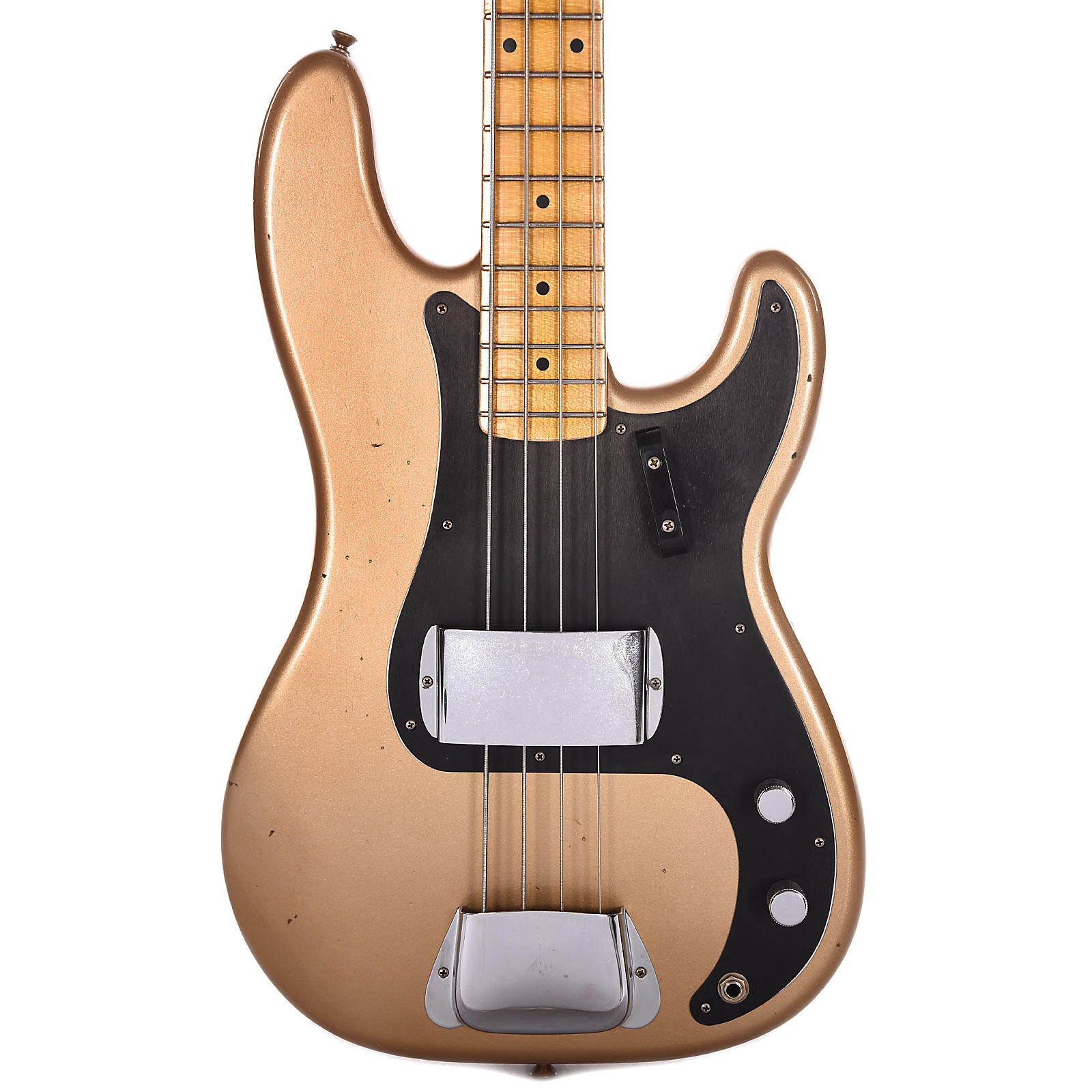 Fender Custom Shop 2018 Limited 1958 Precision Bass Journeyman - Relic Faded Fire Mist Gold